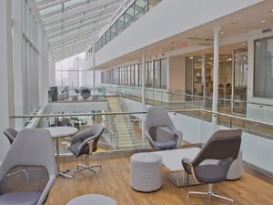 interior of JMEC, a contemporary style building